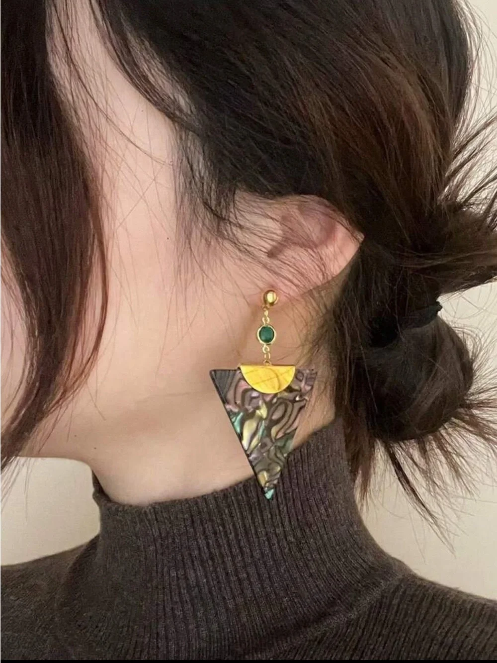  S925 Geometric Earrings - Picture 2 of 5